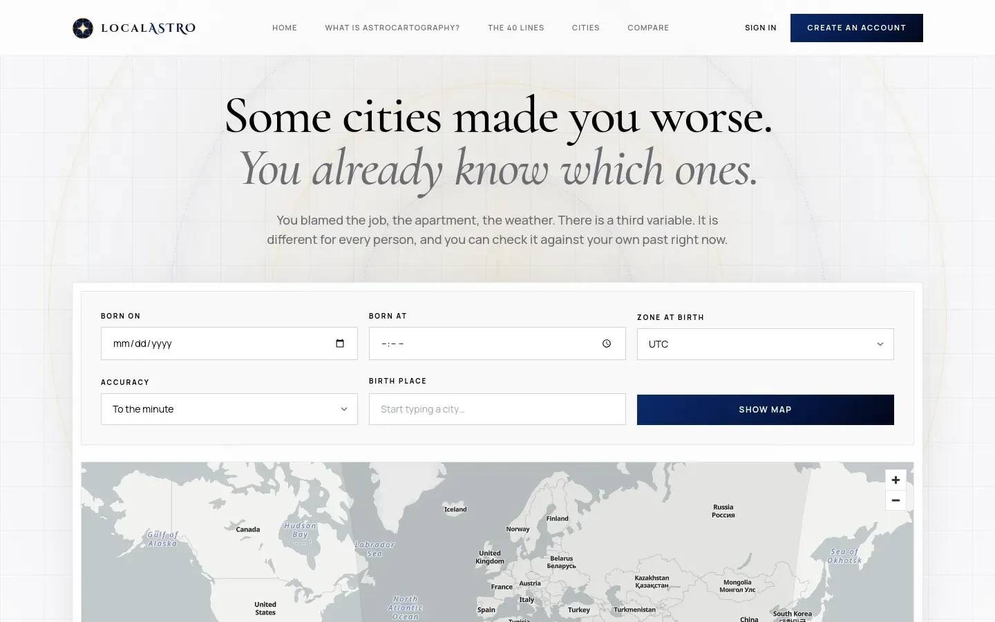 LocalAstro homepage